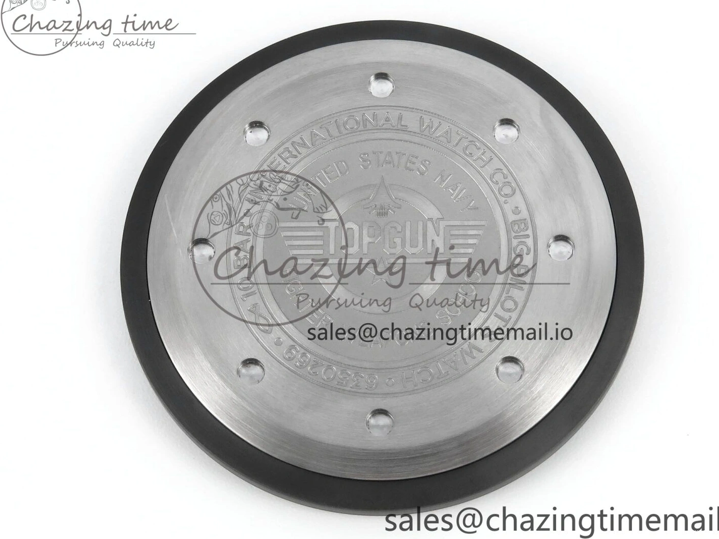 MIROTIME 1229 Durable Pilot Top Gun IW326901 M+F 1:1 Best Edition Black Dial on Black Nylon Strap MY 7003